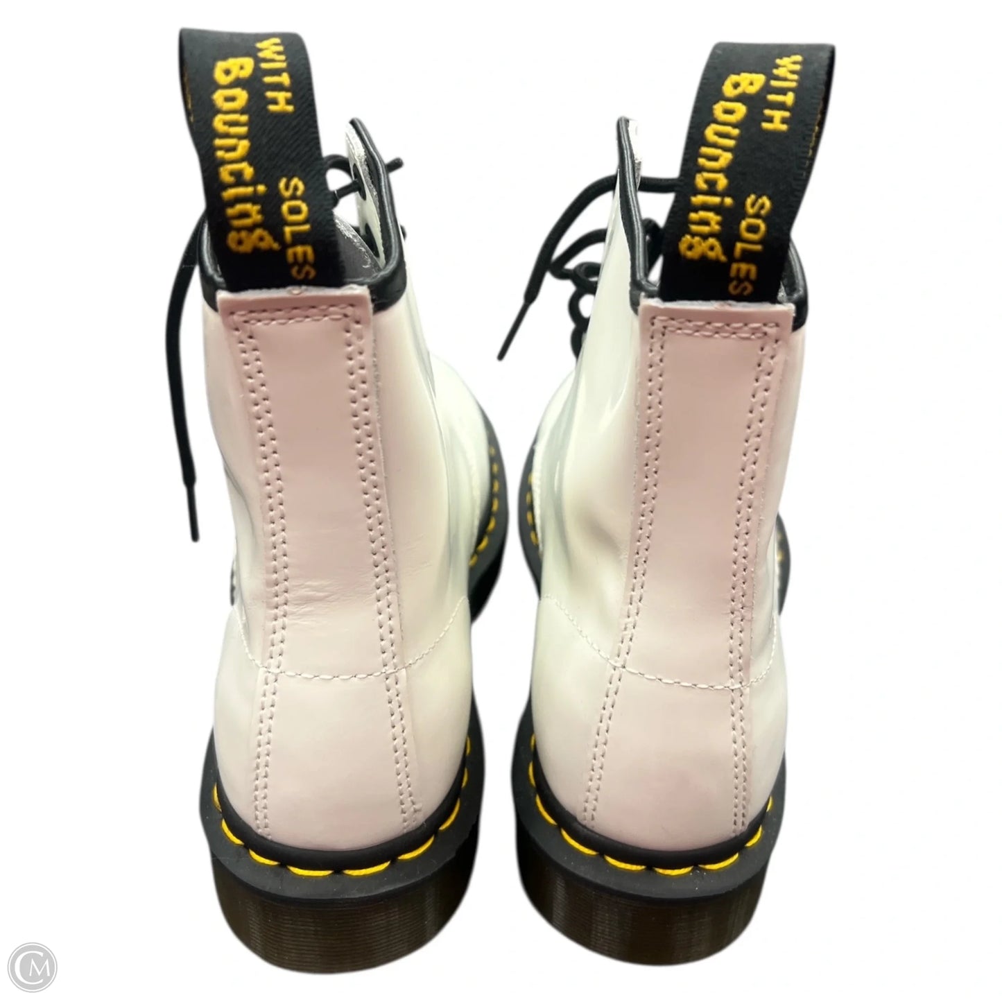 Boots Combat By Dr Martens In White, Size: 8