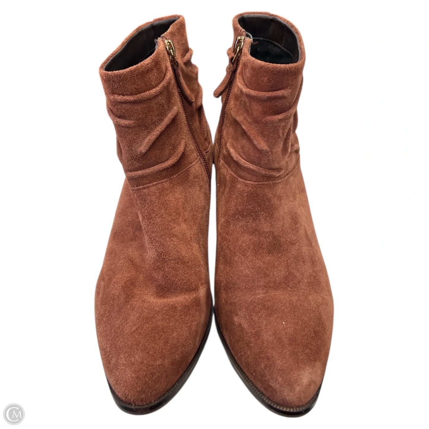 Boots Ankle Heels By Cole-haan In Brown, Size: 7.5