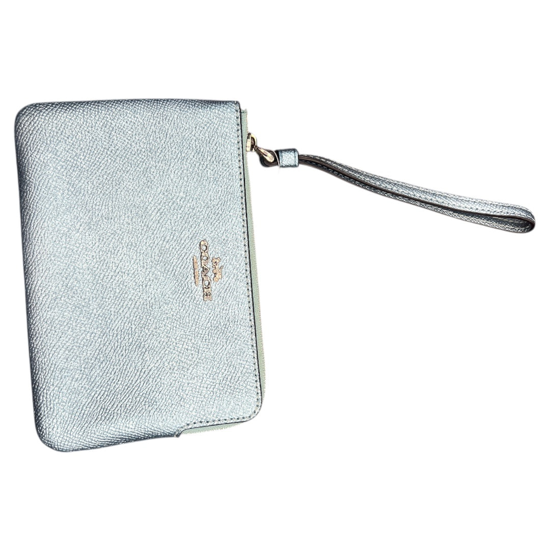 Coin Purse Designer By Coach In Blue, Size:Small