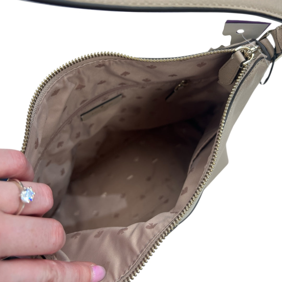Handbag Designer By Kate Spade In Tan, Size:Small