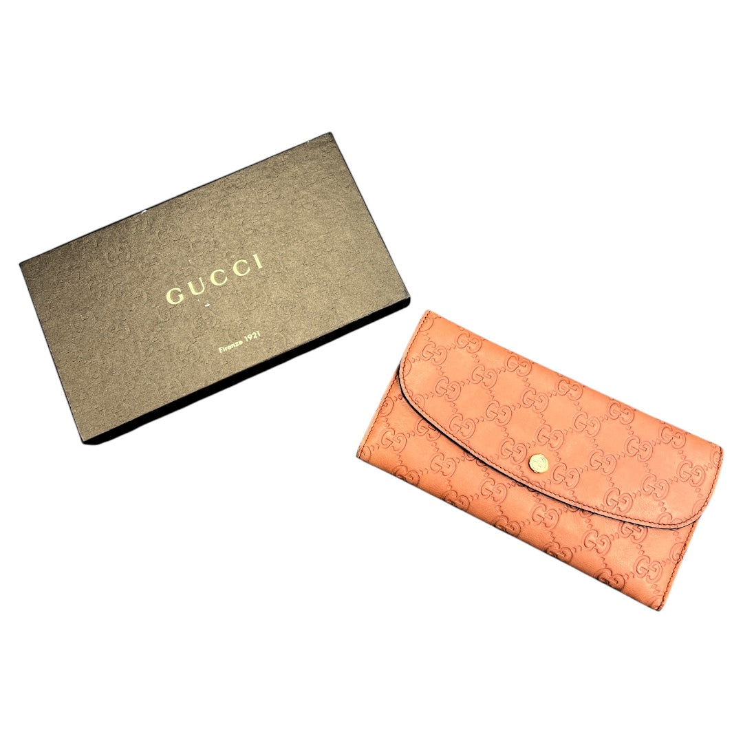 Wallet Luxury Designer By Gucci, Size: Medium
