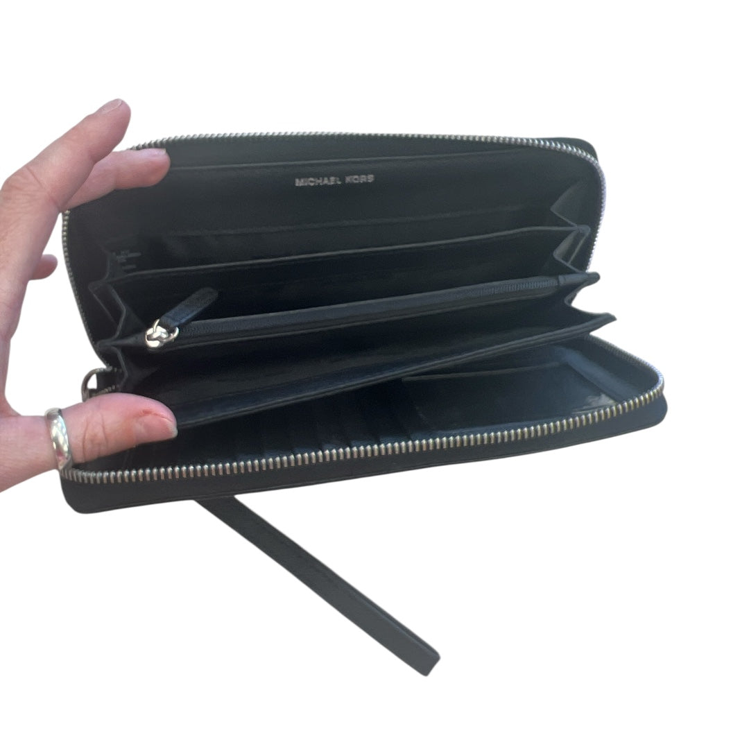 Wallet By Michael By Michael Kors In Black, Size:Large