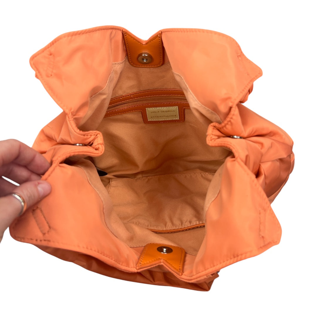 Handbag By Anthropologie In Orange, Size:Medium