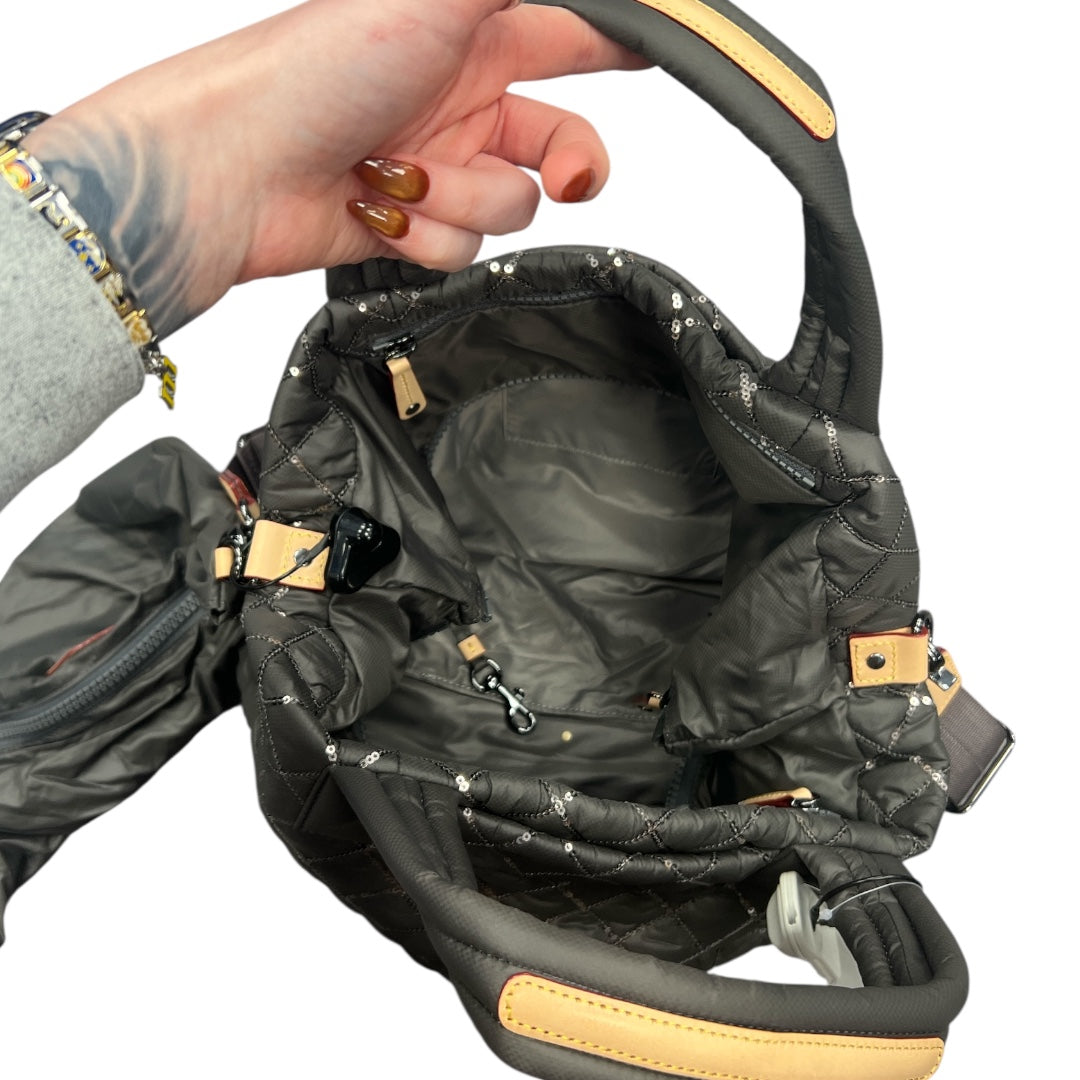 Handbag By Mz Wallace In Grey, Size:Medium