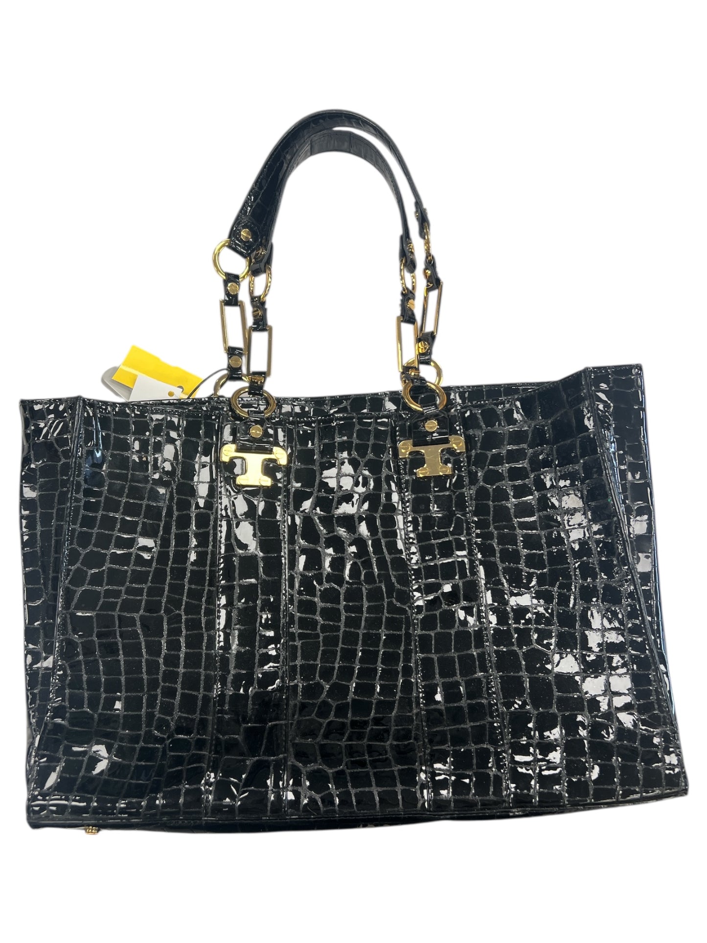 Handbag Designer By Tory Burch In Black, Size:Large