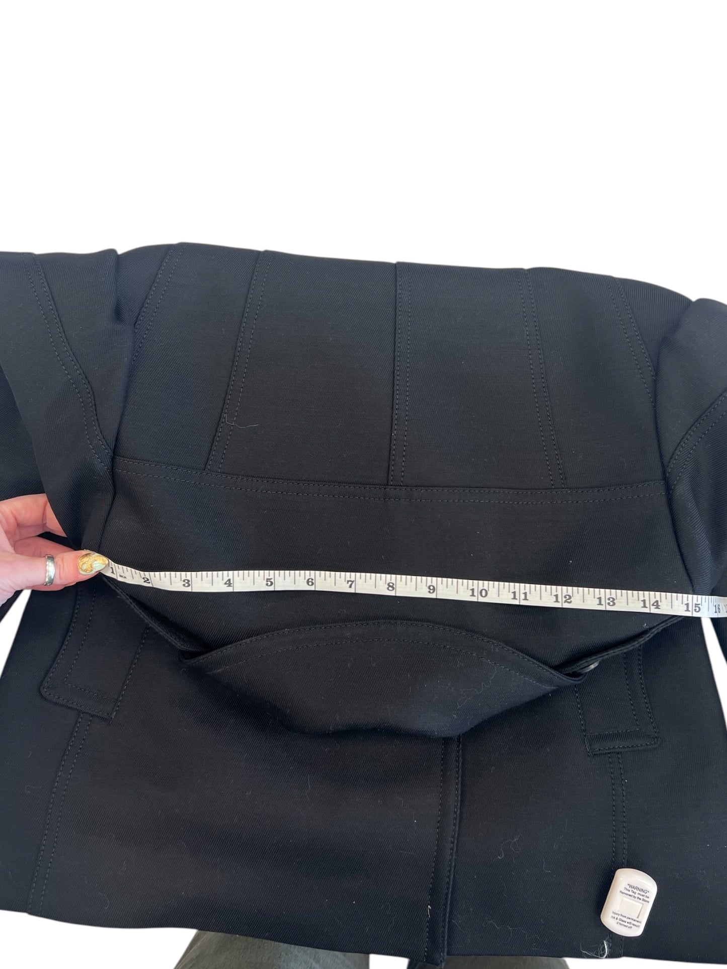 Coat Luxury Designer By Burberry In Black, Size: 2