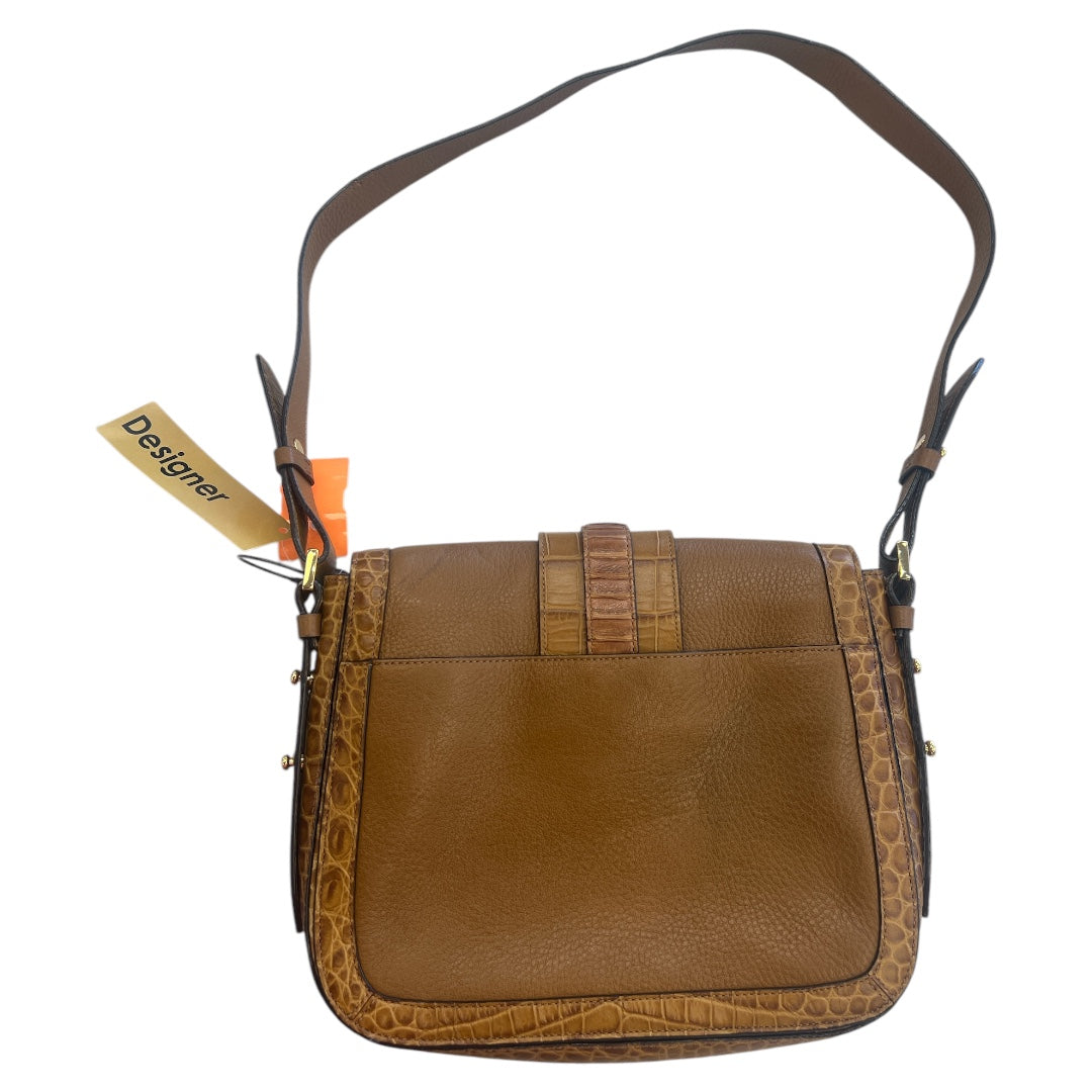 Crossbody Designer By Michael Kors Collection In Tan, Size:Medium