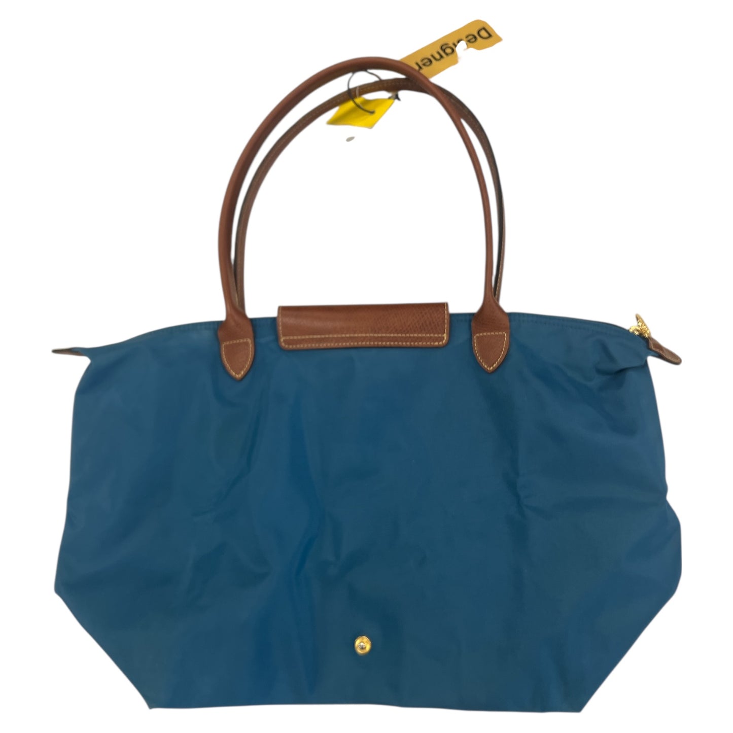 Handbag Designer By Longchamp In Blue, Size:Large