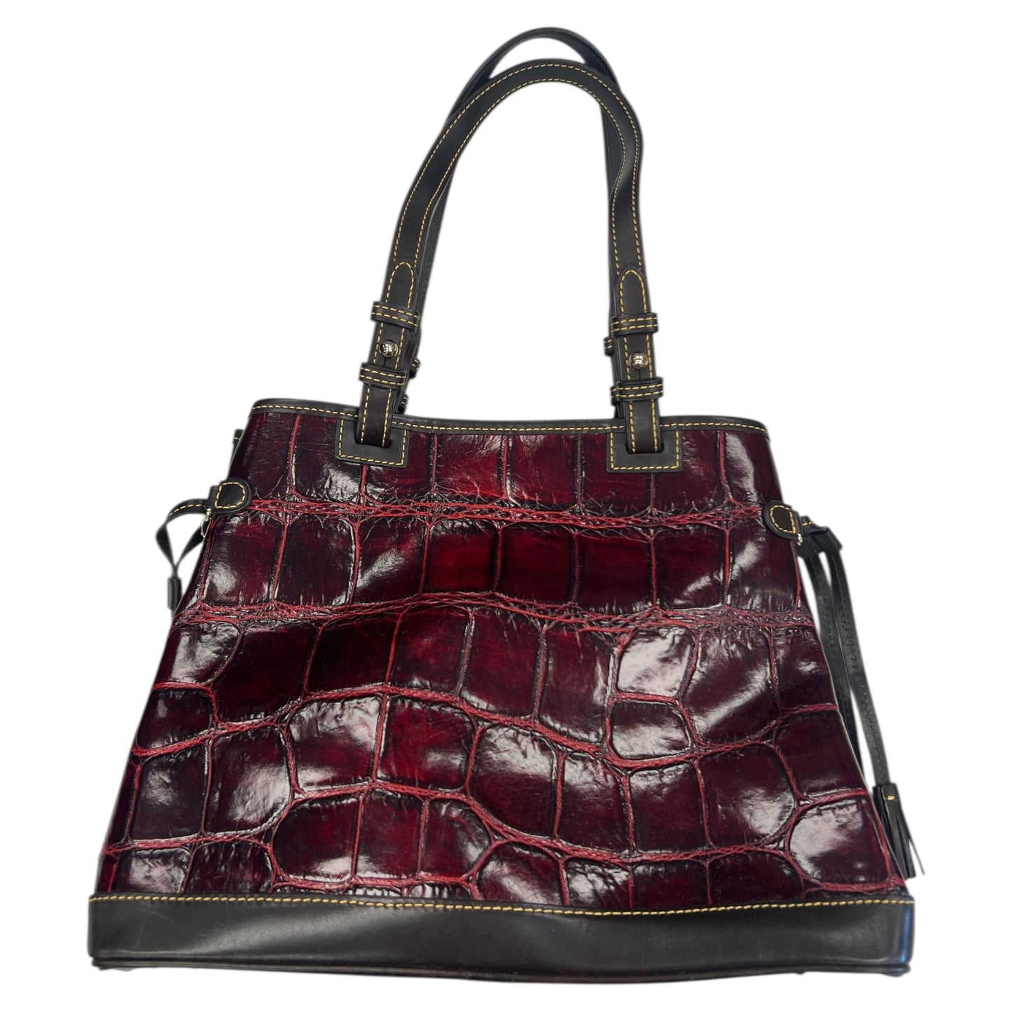 Handbag Designer By Dooney And Bourke In Red, Size:Large