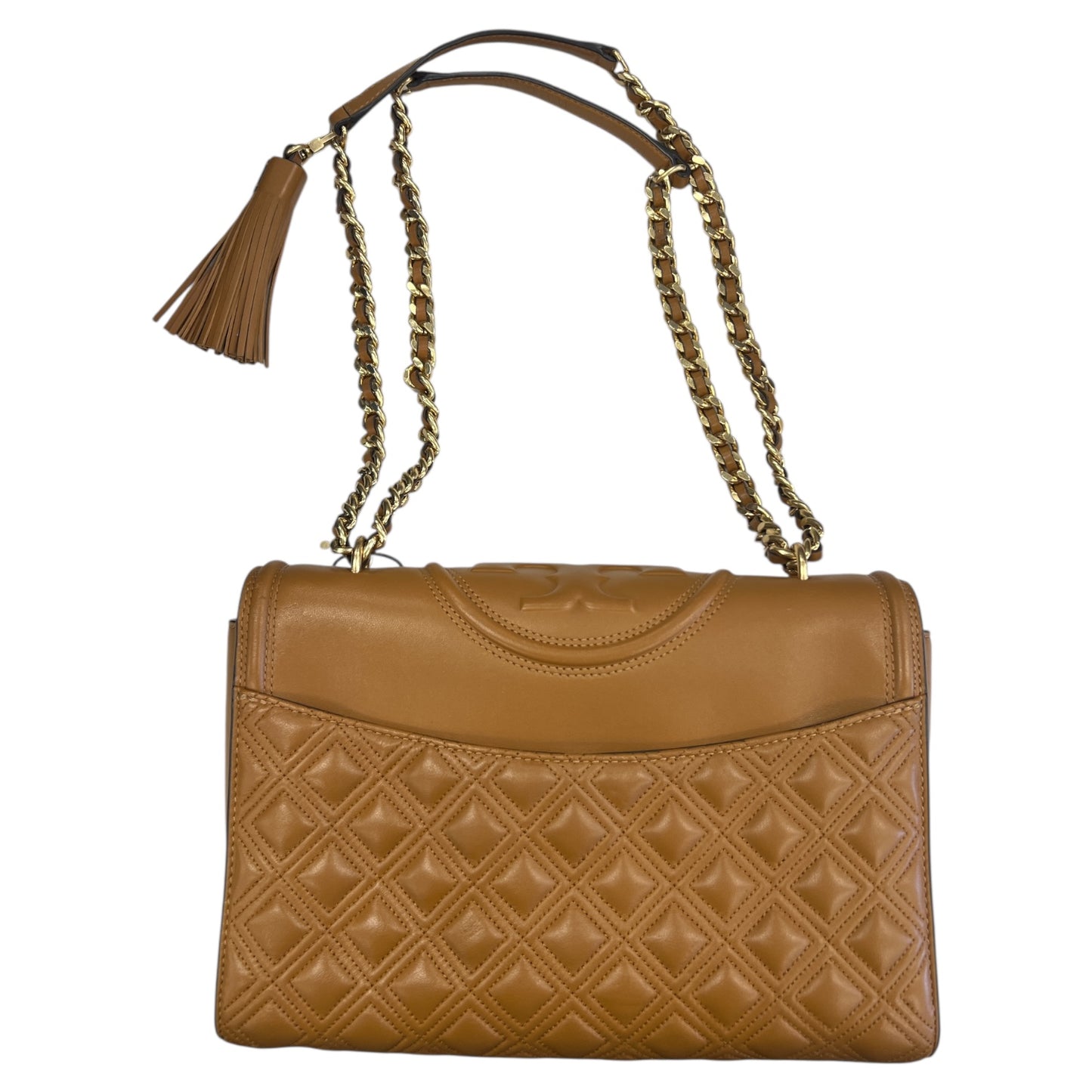 Crossbody Designer By Tory Burch In Brown, Size:Large