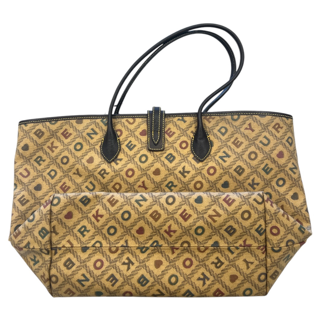 Tote Designer By Dooney And Bourke In Tan, Size:Large