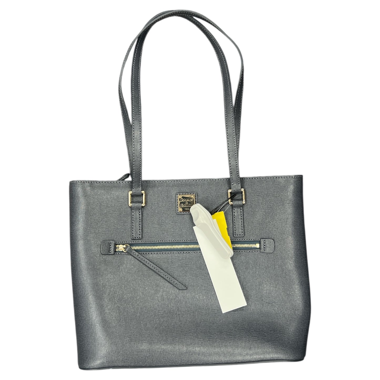 Handbag Designer By Dooney And Bourke In Grey, Size:Medium