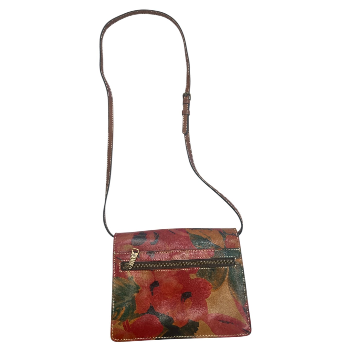 Crossbody Designer By Patricia Nash In Floral Print, Size:Small