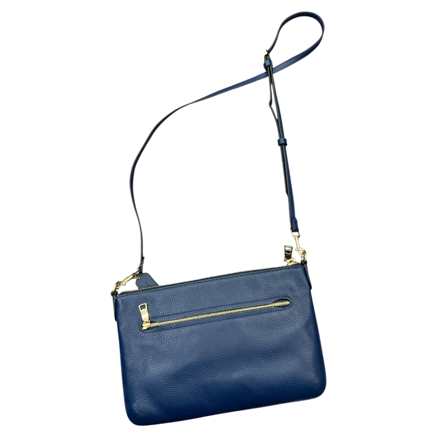 Crossbody Designer By Coach In Navy, Size:Small