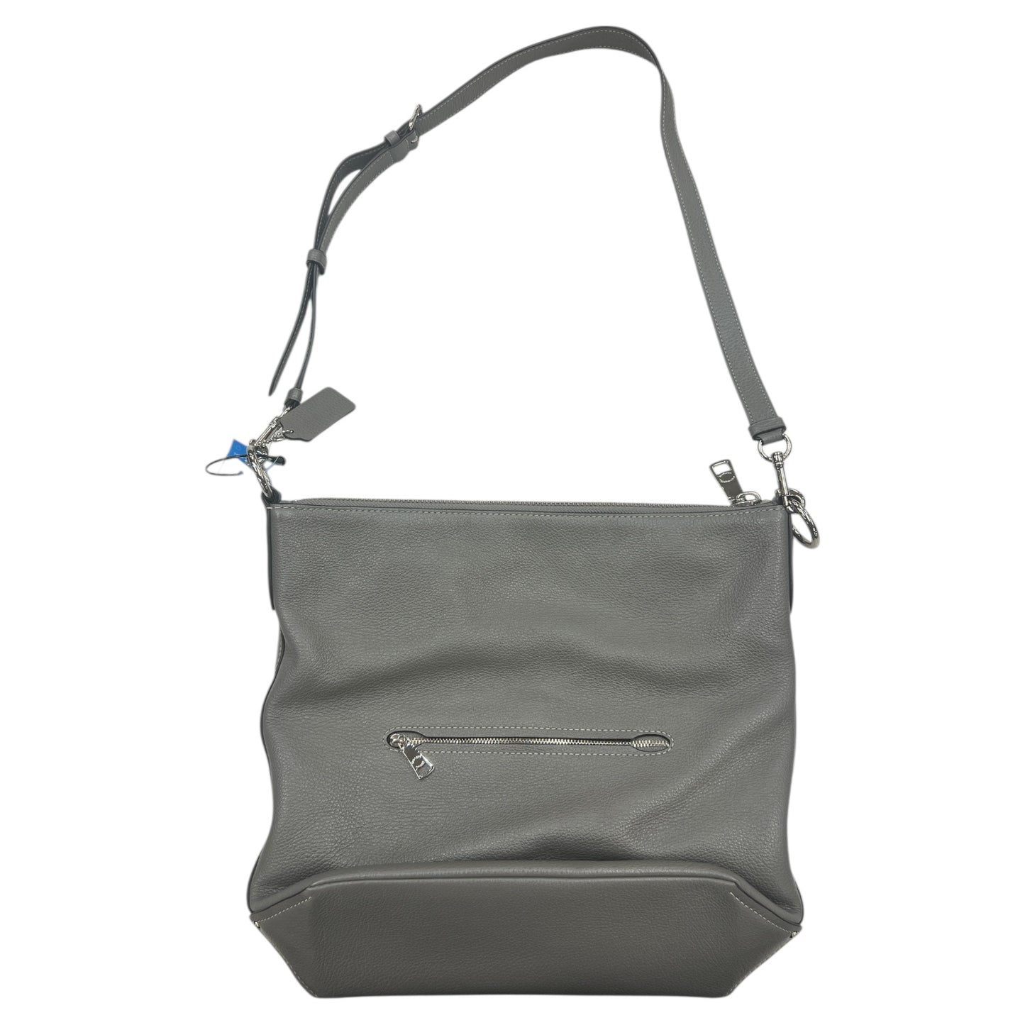 Handbag Designer By Coach In Grey, Size:Large