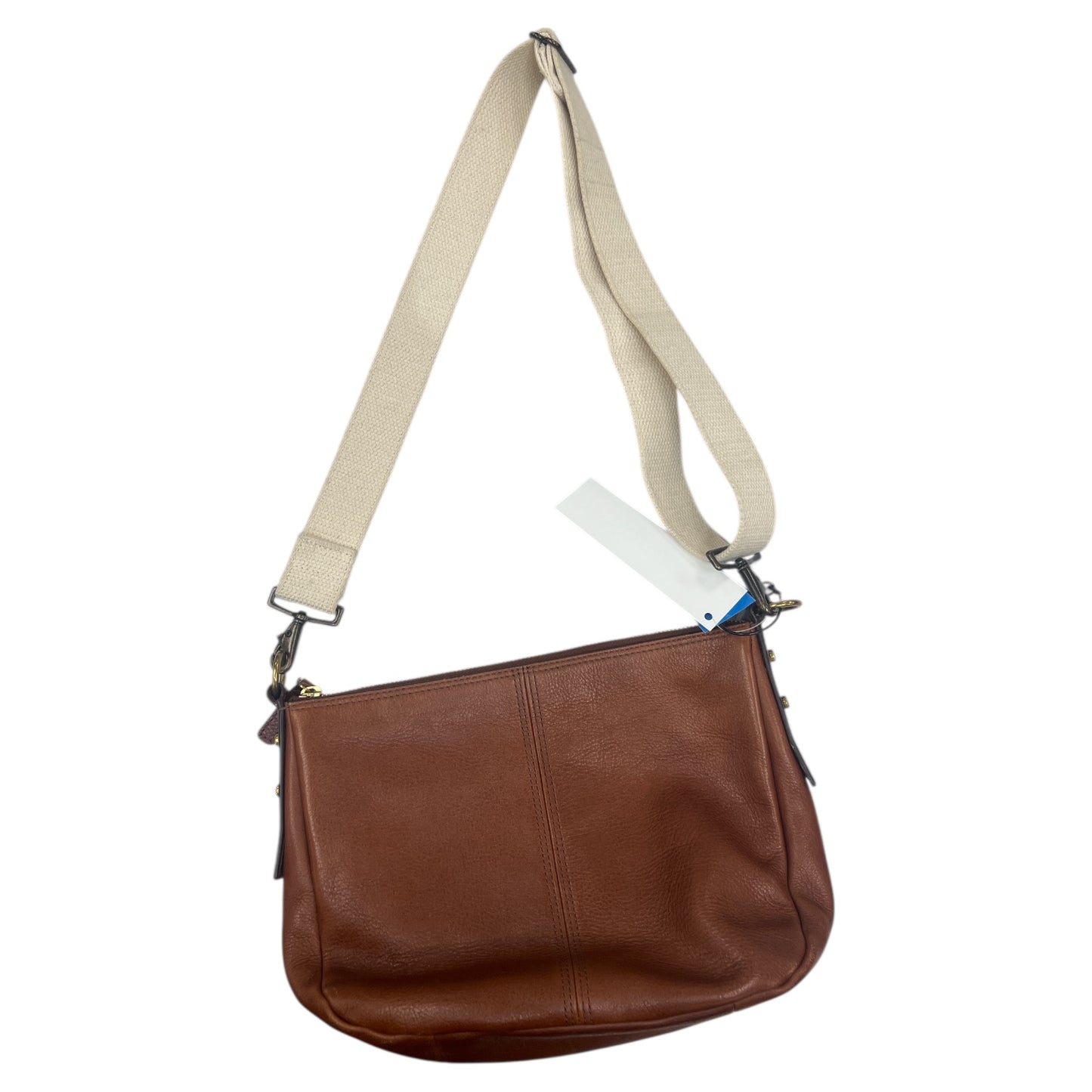 Crossbody Leather By Fossil In Brown, Size:Medium