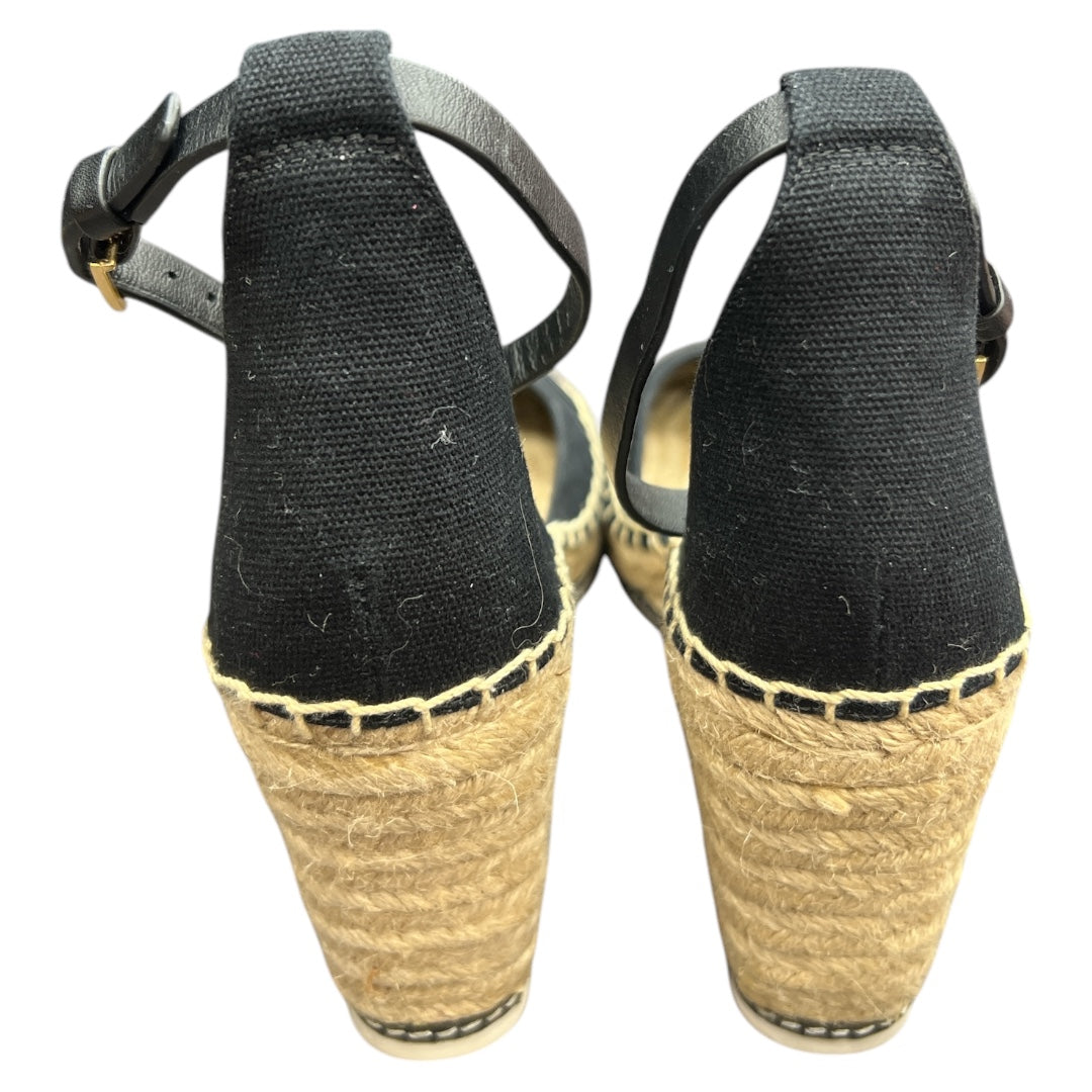 Sandals Designer By Tory Burch In Black, Size:9