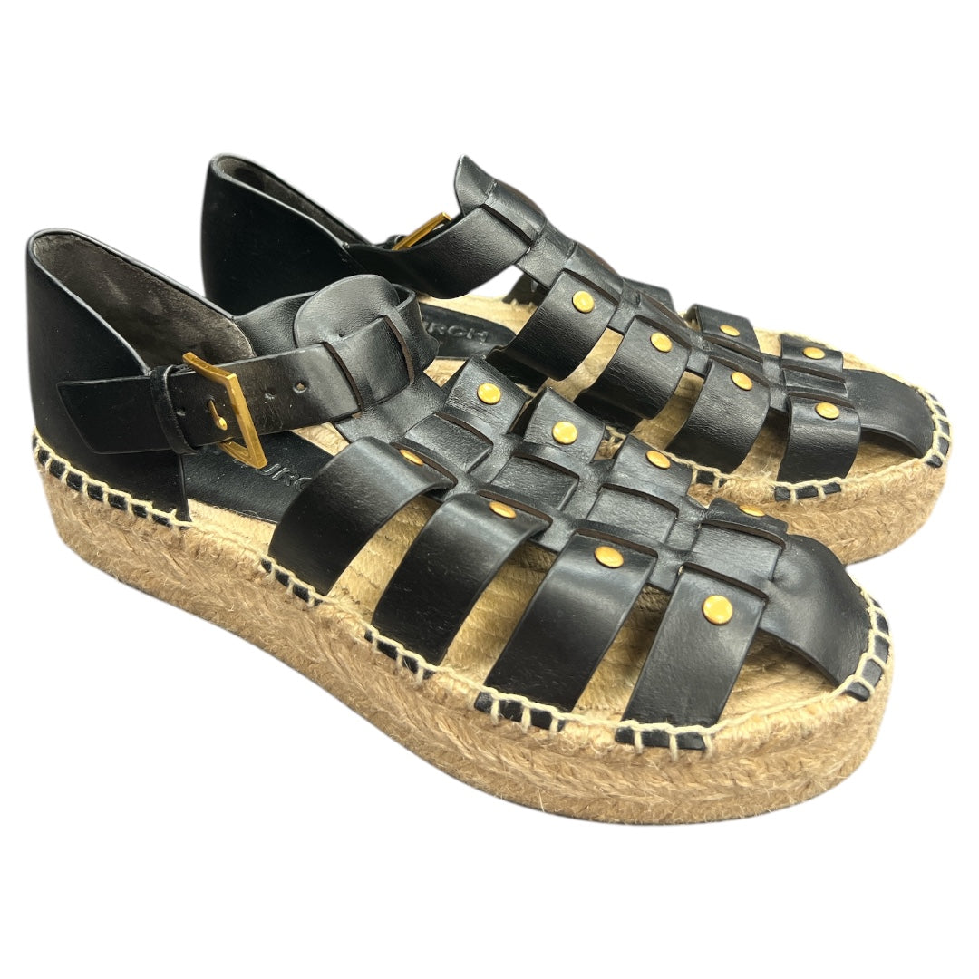 Sandals Designer By Tory Burch In Checkered Pattern, Size:7.5
