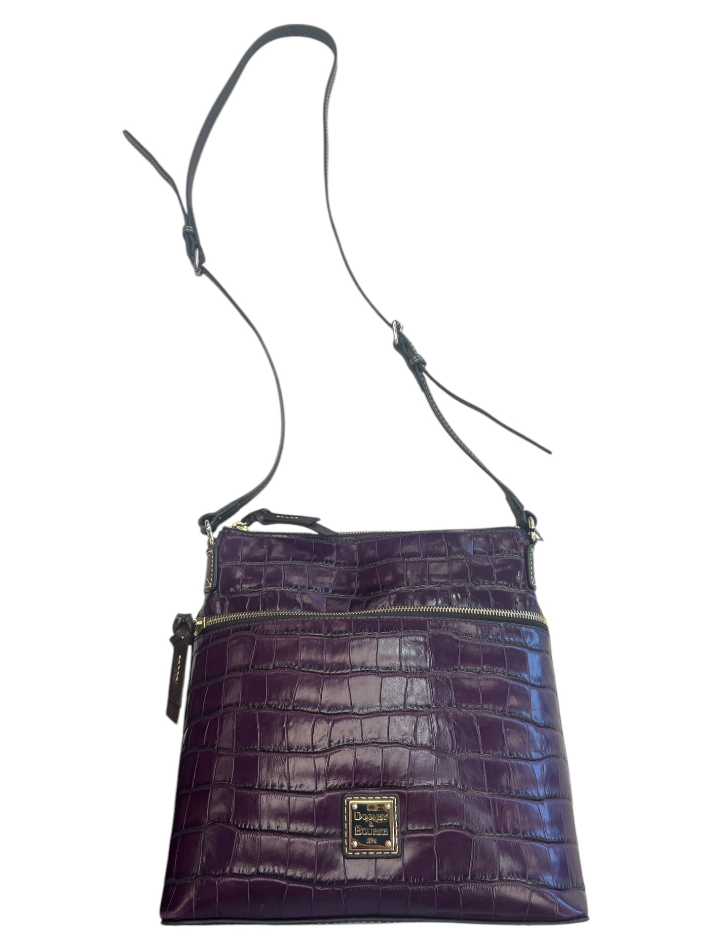 Handbag Designer By Dooney And Bourke In Purple, Size:Large
