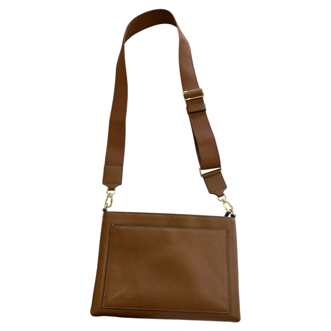 Handbag Designer By Tory Burch In Brown, Size:Small