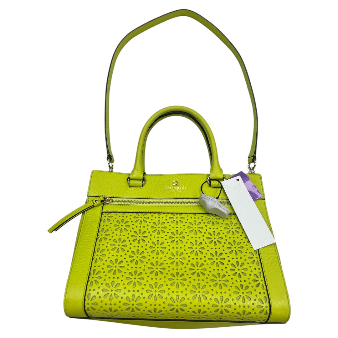 Handbag Designer By Kate Spade In Green, Size:Medium