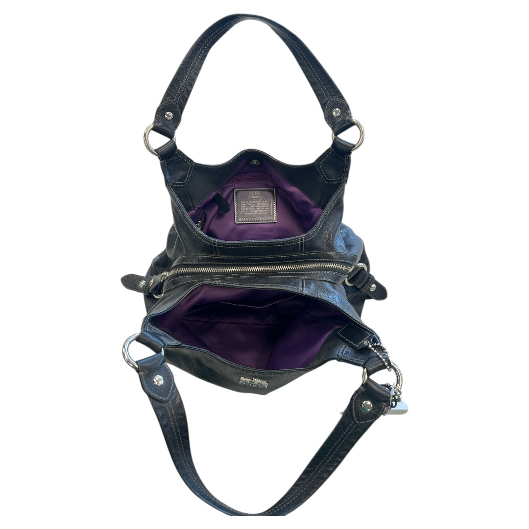 Handbag Designer By Coach In Black, Size:Medium