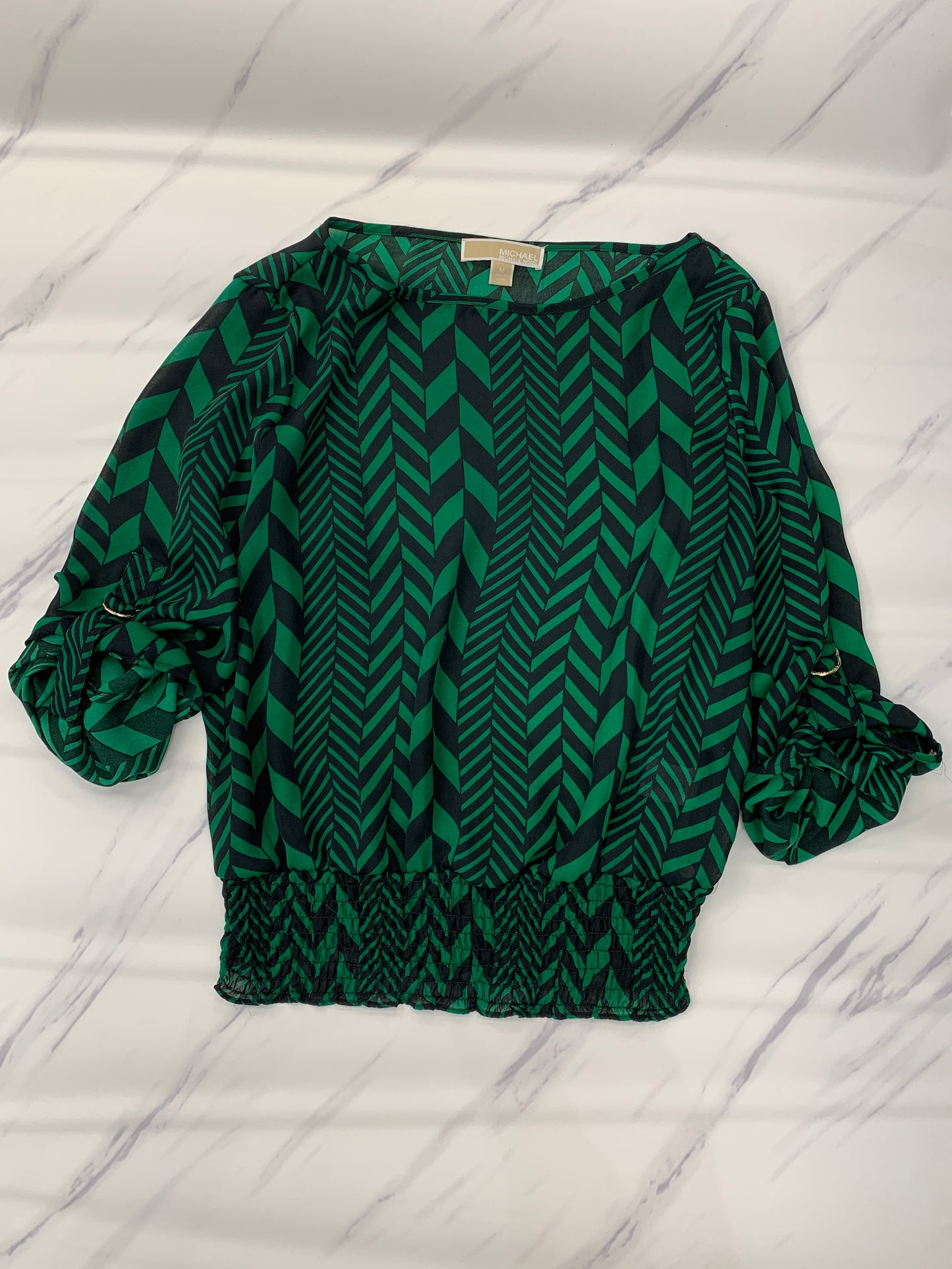 Top 3/4 Sleeve Basic By Michael By Michael Kors Size: M