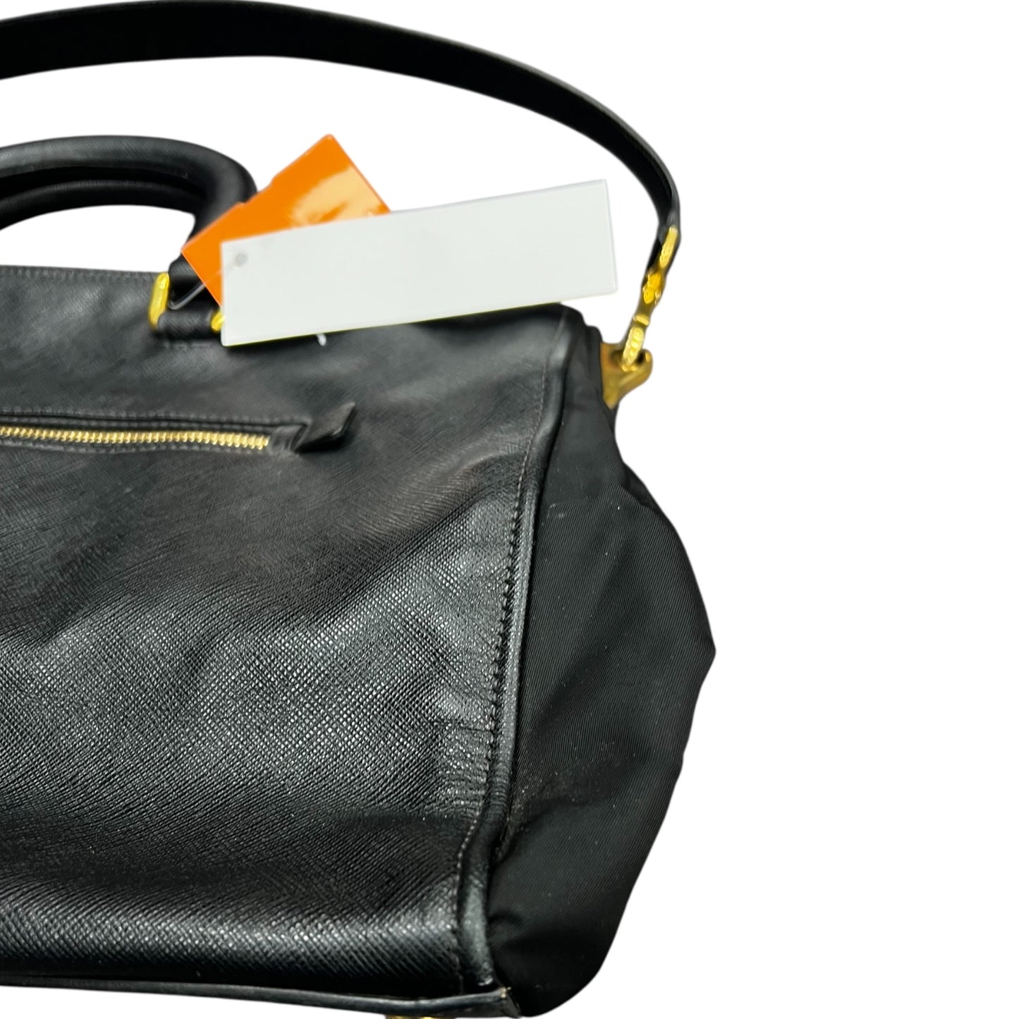 Handbag Luxury Designer By Prada In Black, Size:Large
