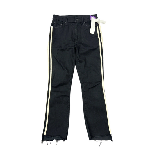 Jeans Cropped By Mother Jeans In Black, Size: 4
