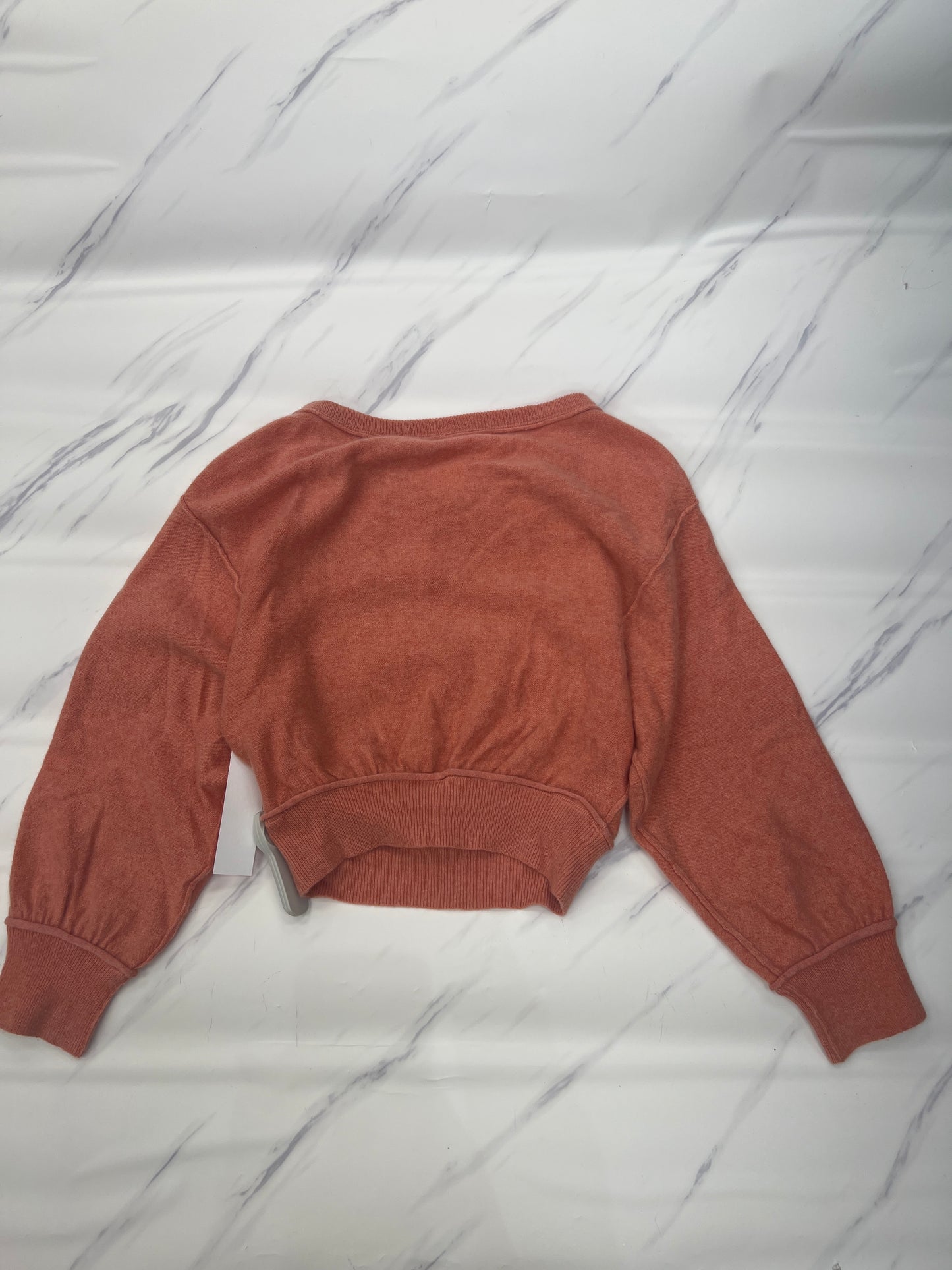 Sweater By Free People In Orange, Size: Xs