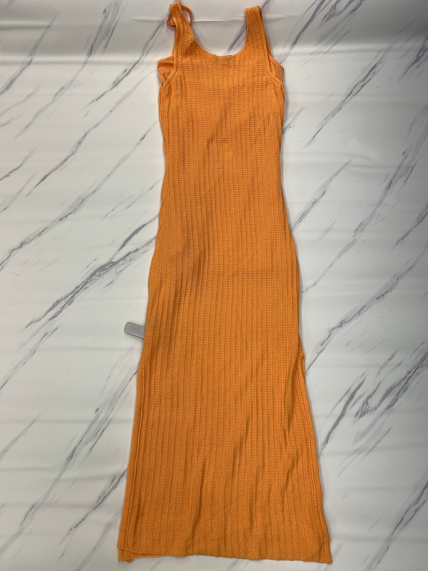 Orange Dress Casual Maxi Z Supply, Size Xs