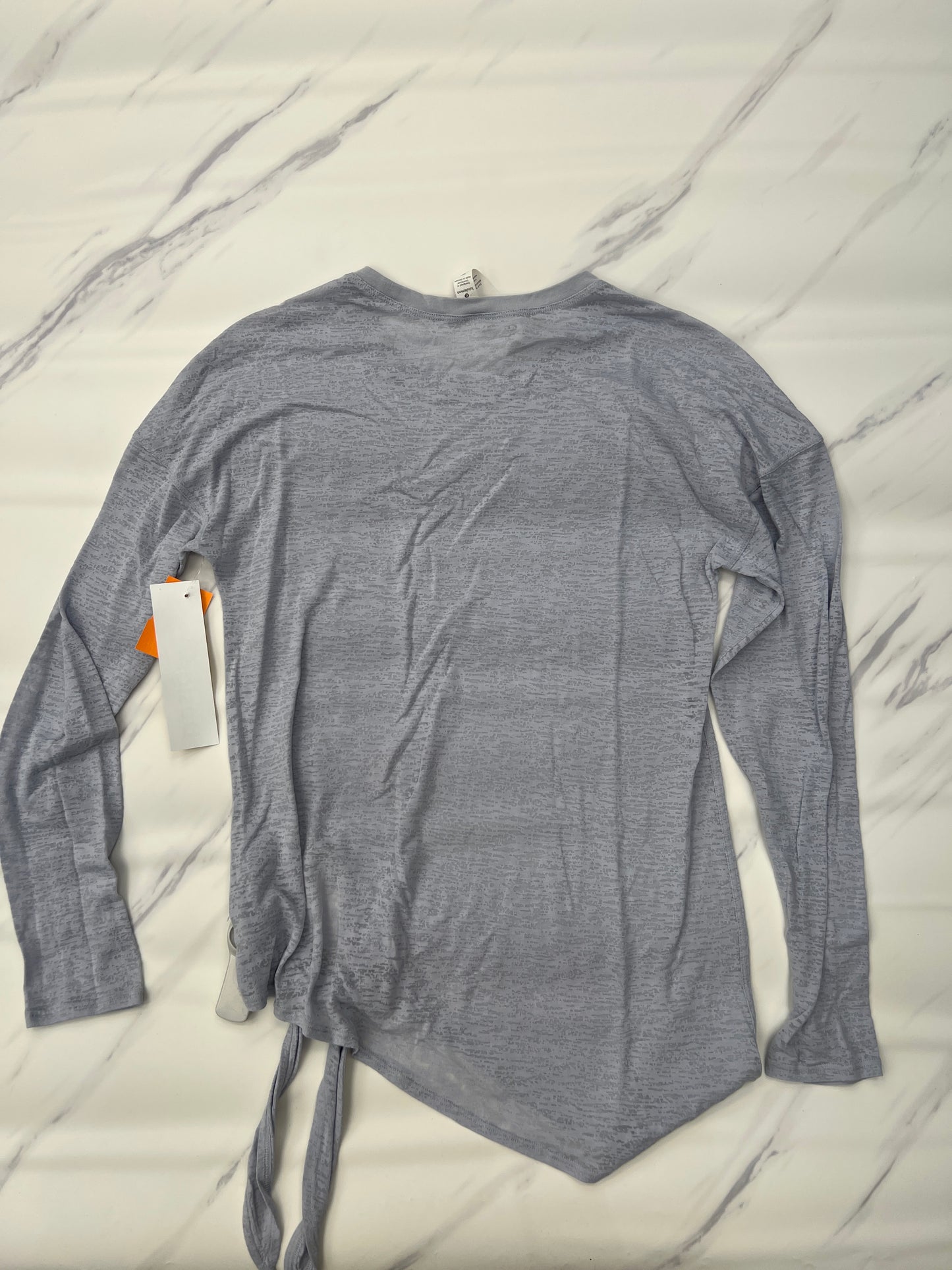 Athletic Top Long Sleeve Collar By Lululemon  Size: 2
