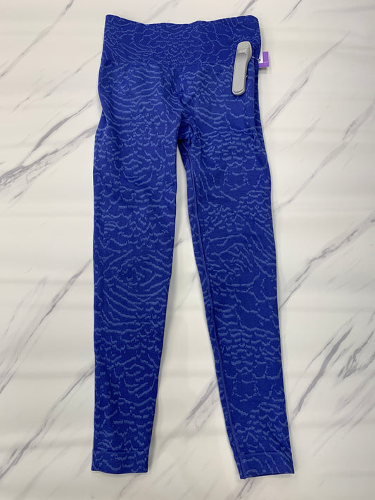 Purple Athletic Leggings Gym Shark, Size M