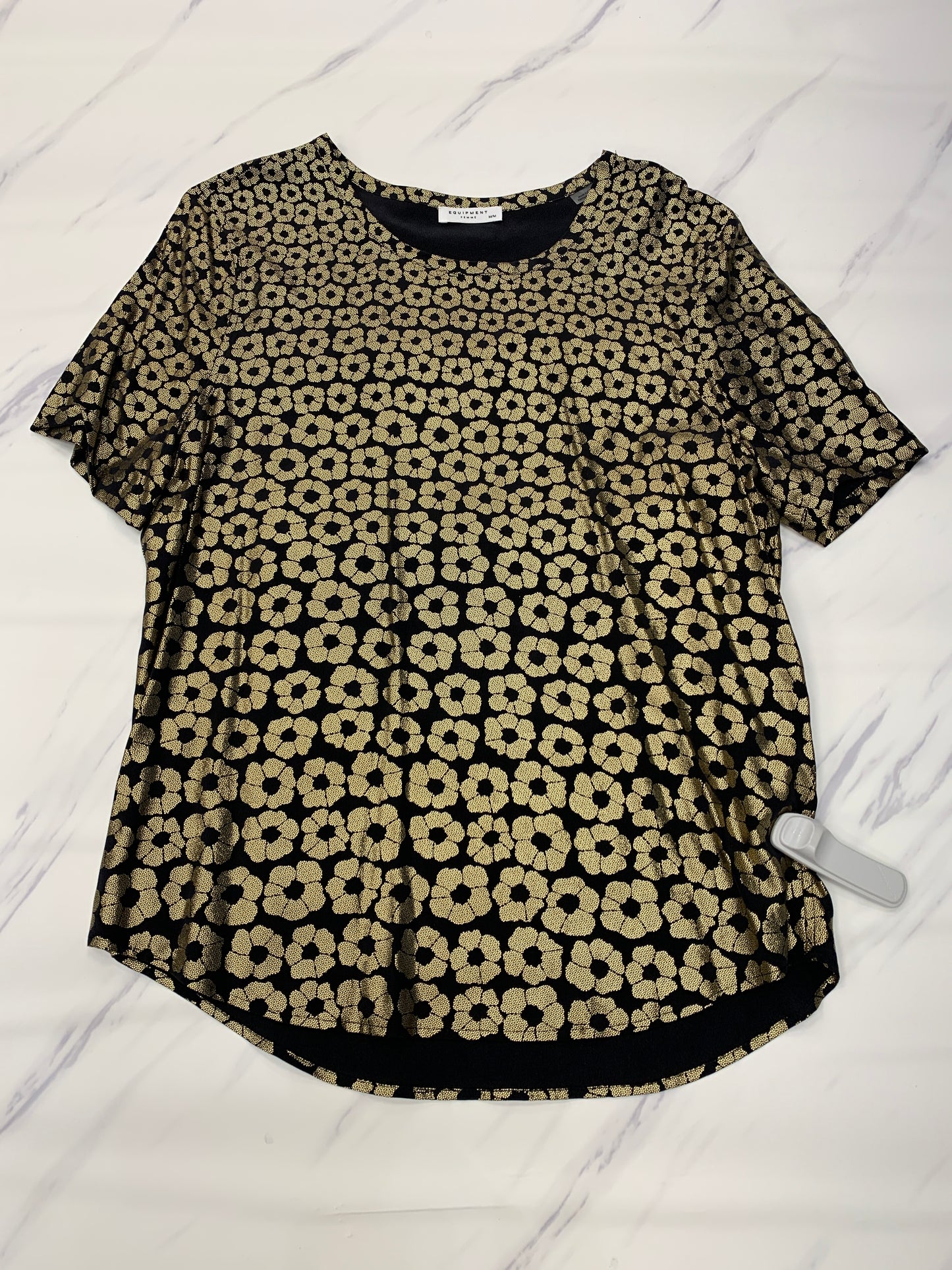 Gold Top Short Sleeve Designer Equipment, Size M