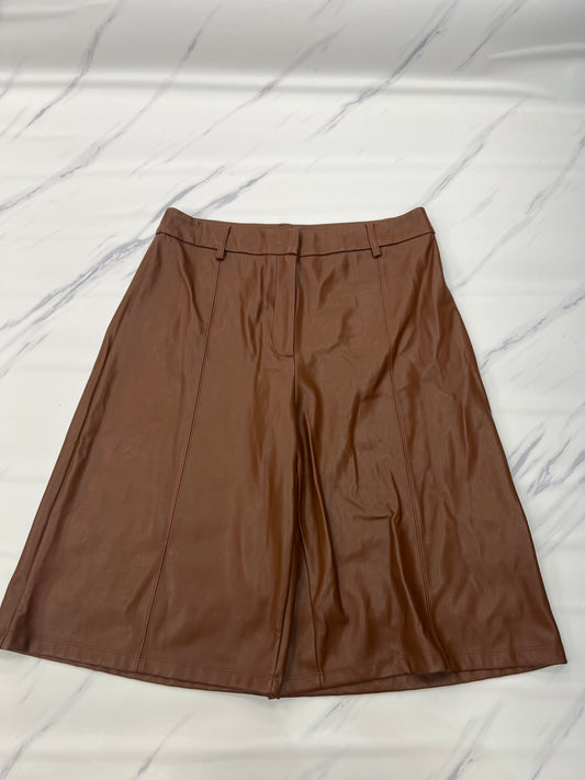 Shorts Designer By Avec Les Filles In Brown, Size: M