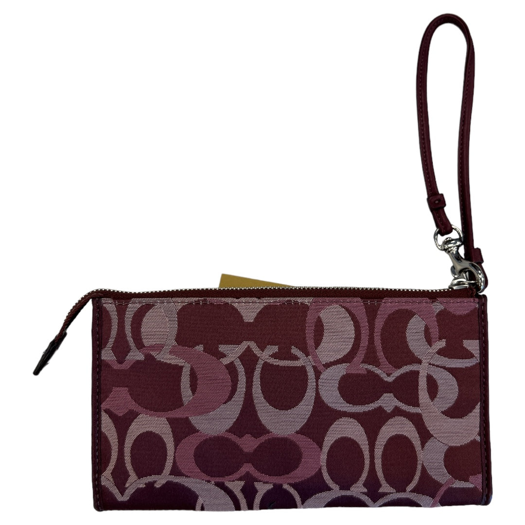 Wristlet Designer By Coach, Size: Large