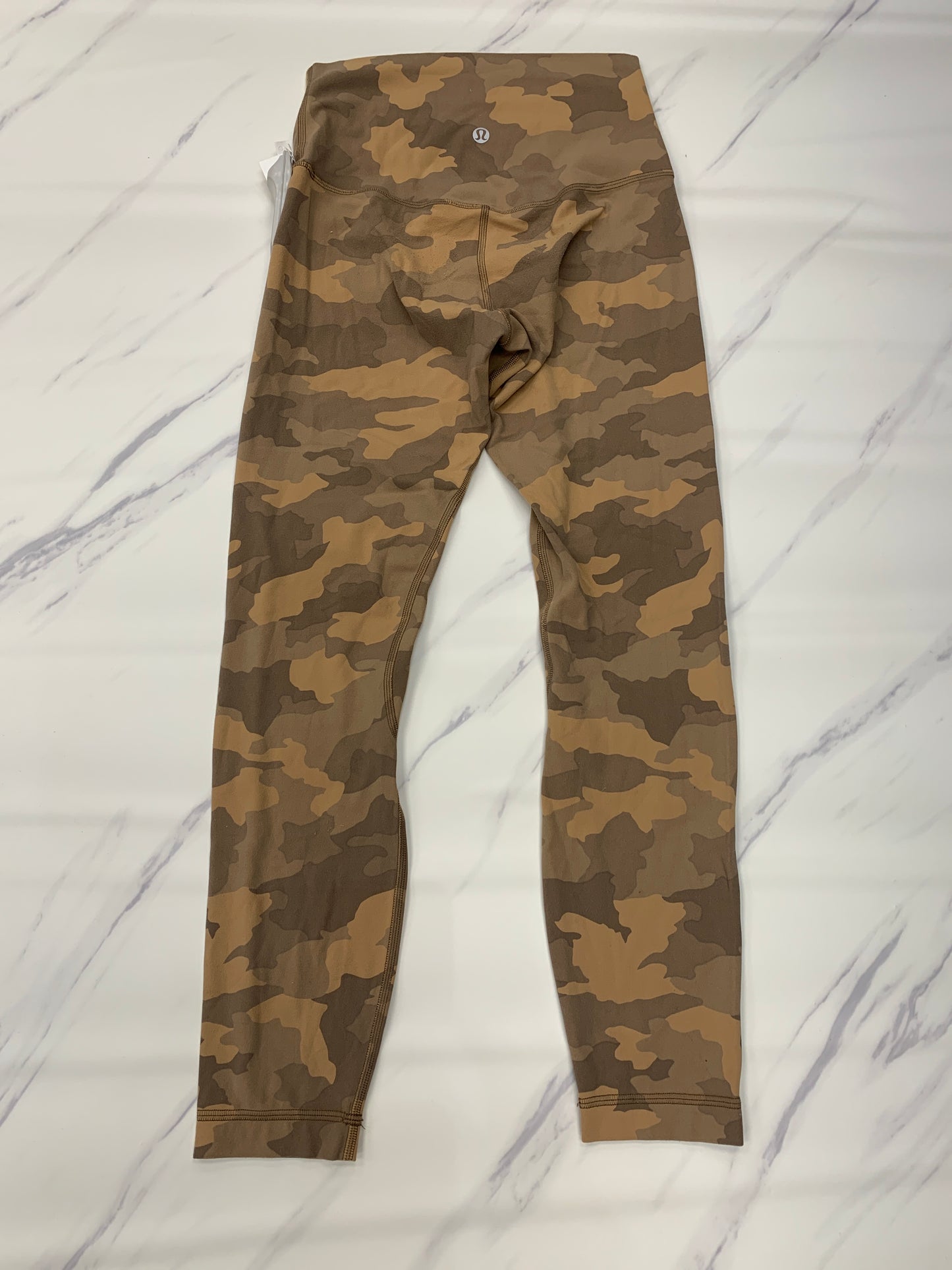 Athletic Leggings By Lululemon In Camouflage Print, Size: 4