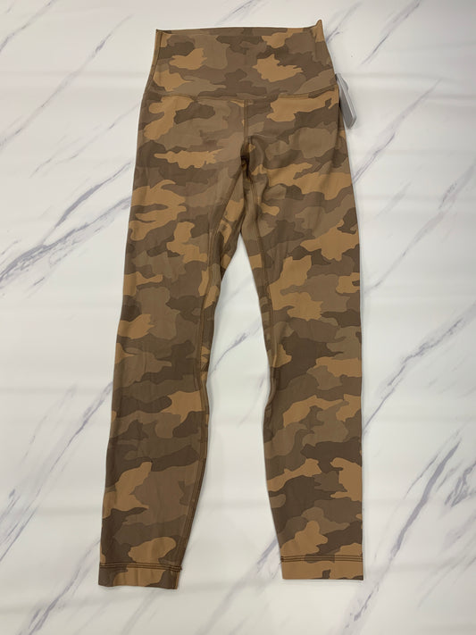 Athletic Leggings By Lululemon In Camouflage Print, Size: 4