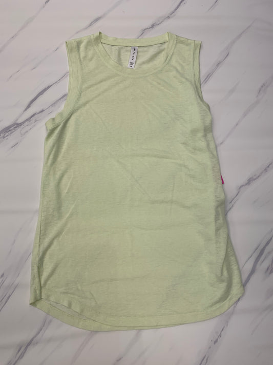 Athletic Tank Top By Athleta In Yellow, Size: M