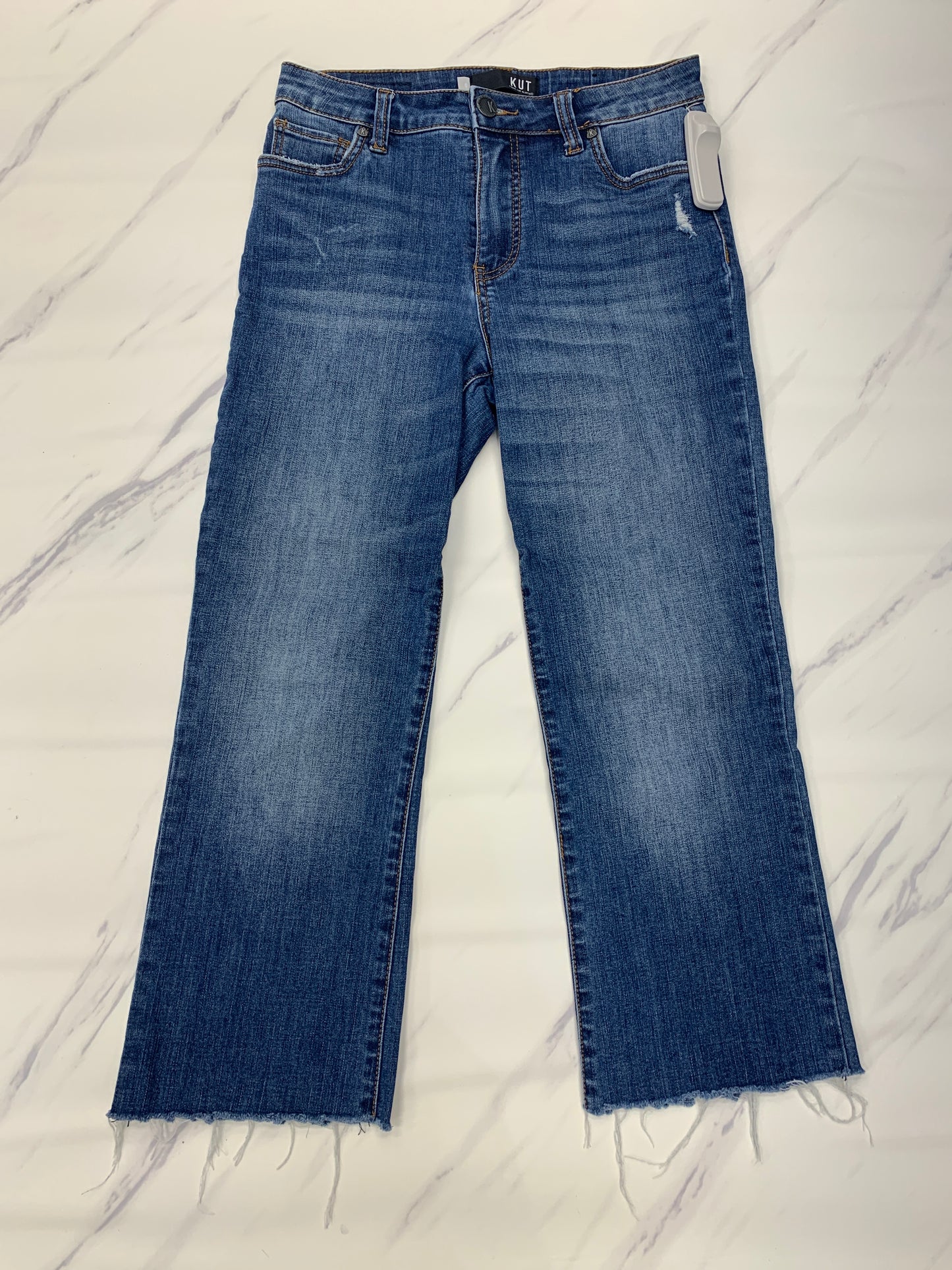 Jeans Cropped By Kut, Size: 0