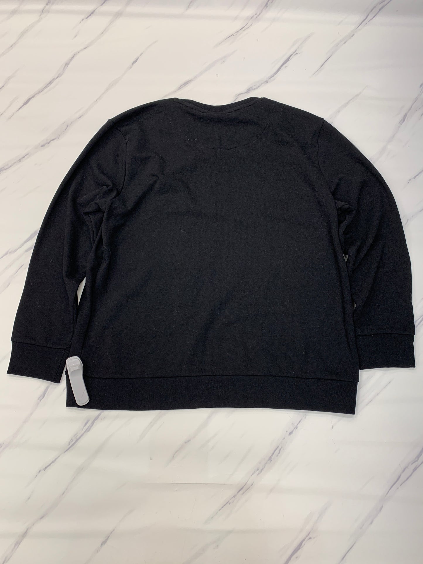 Sweatshirt Crewneck By Dkny In Black, Size: L