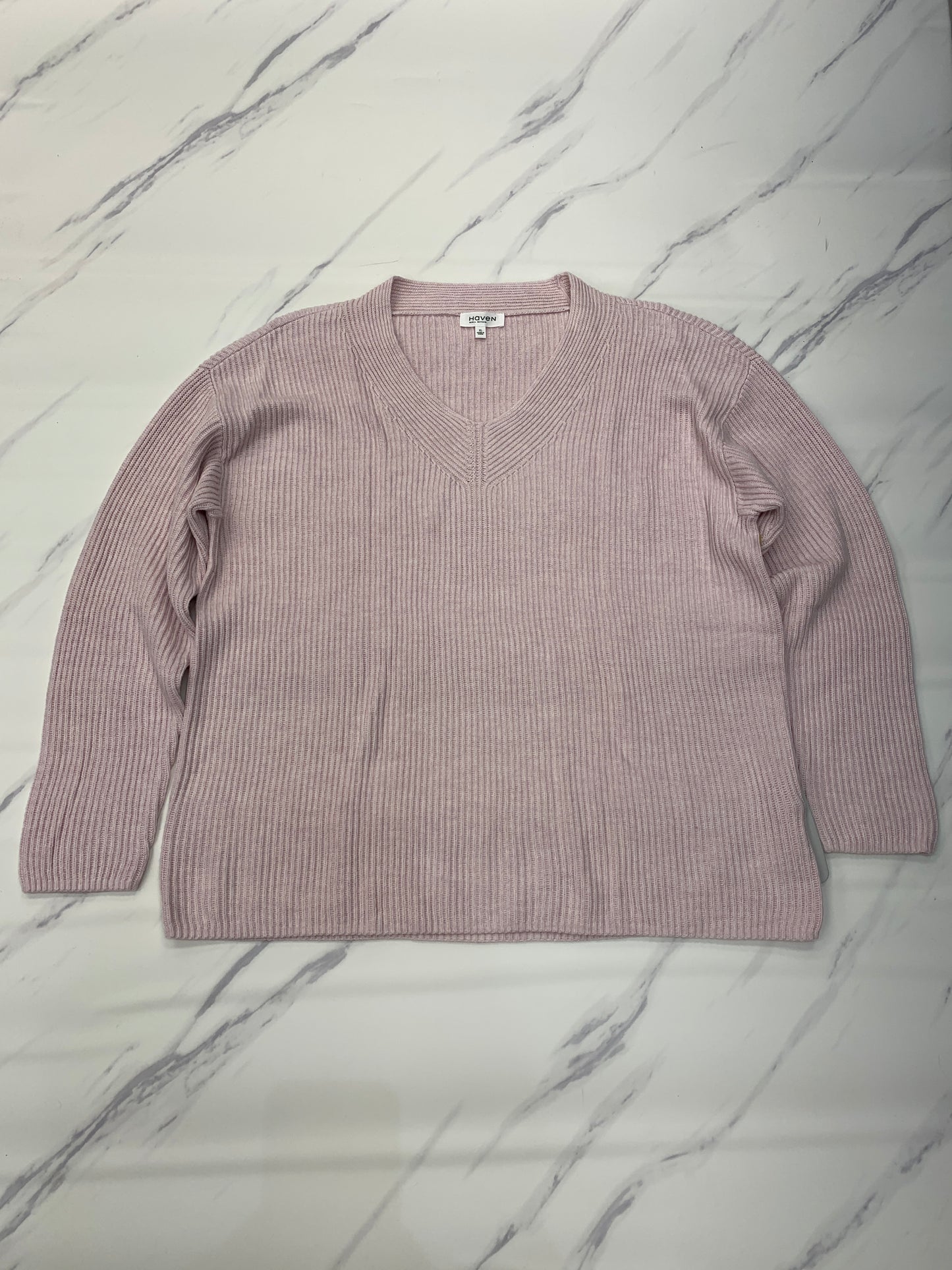 Sweater By Cmb In Pink, Size: Xl