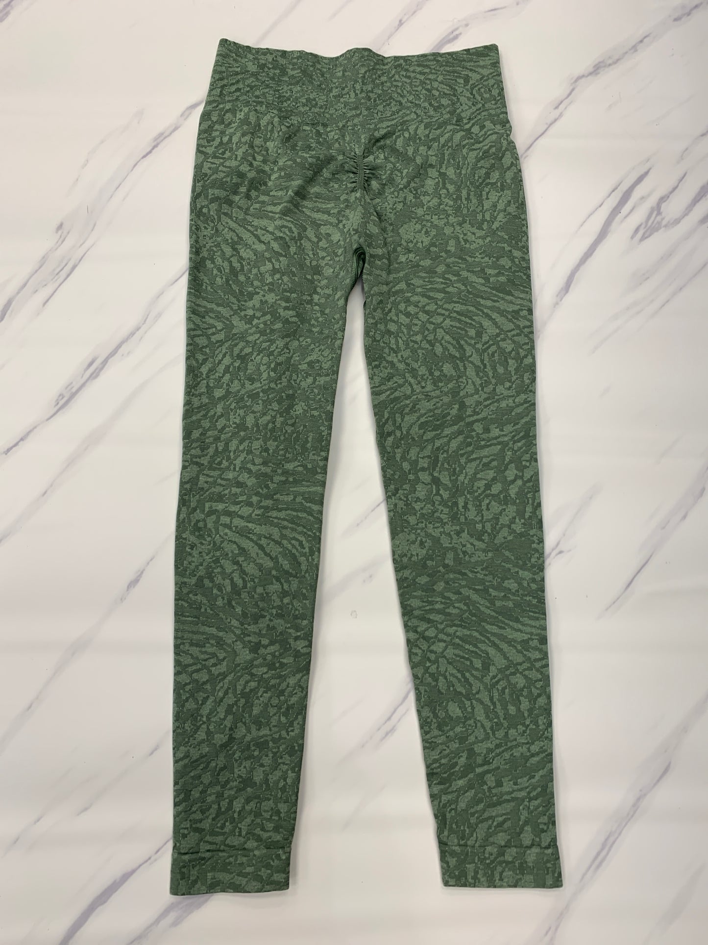 Athletic Leggings By Gym Shark In Green, Size: M