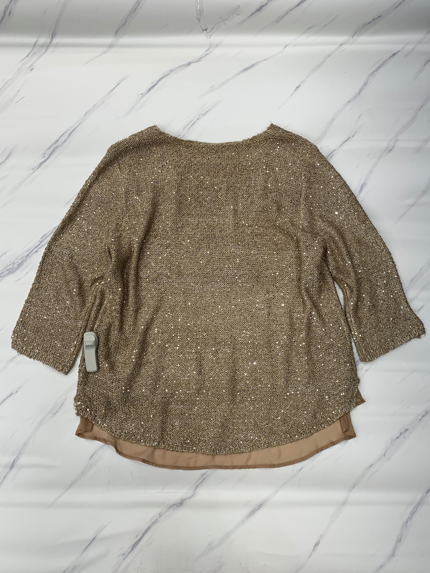 Sweater By Gibson And Latimer In Gold, Size: Xl