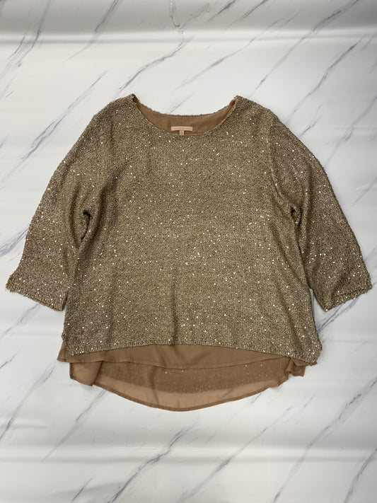 Sweater By Gibson And Latimer In Gold, Size: Xl