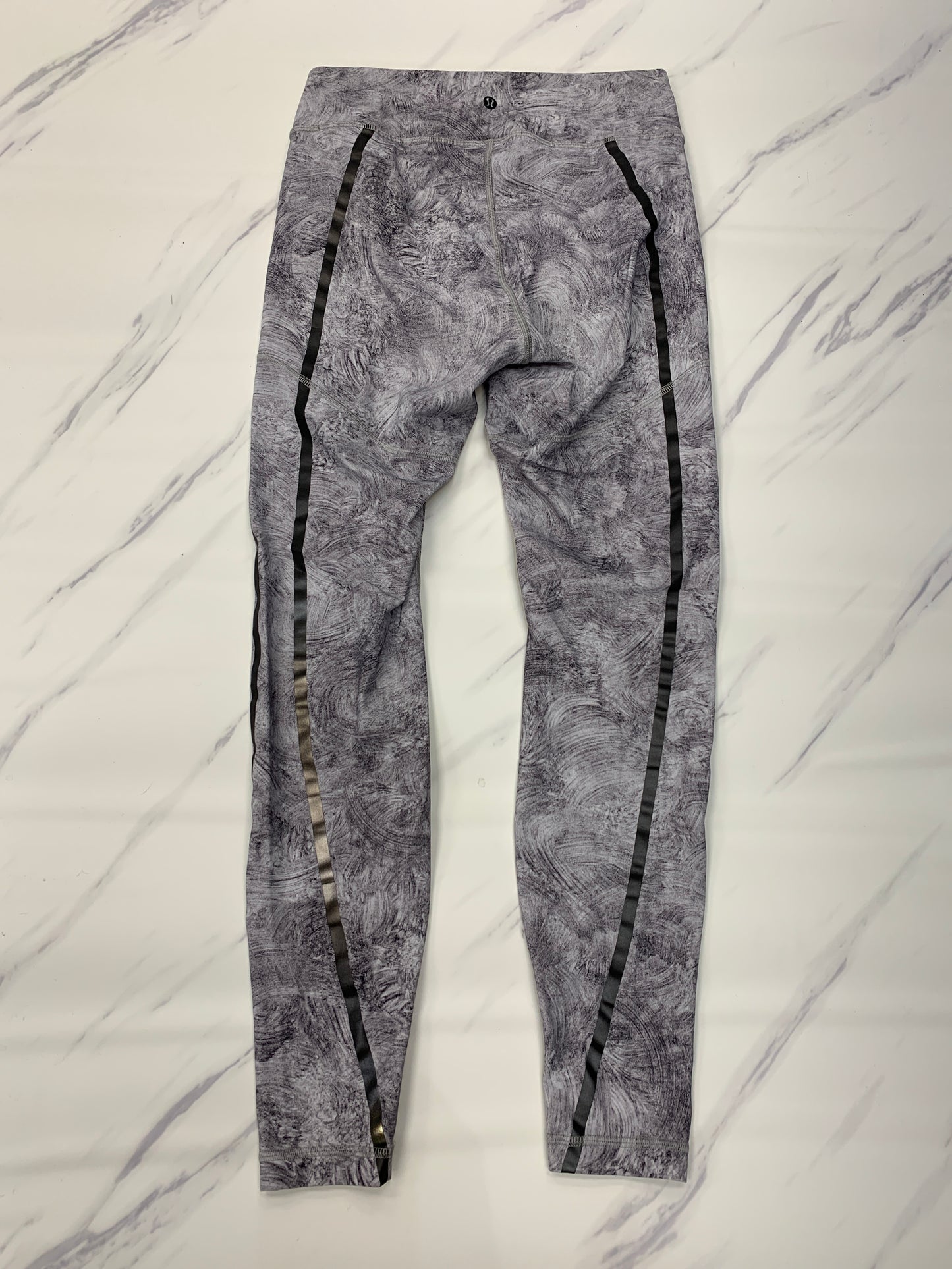 Athletic Leggings By Lululemon In Tie Dye Print, Size: 8