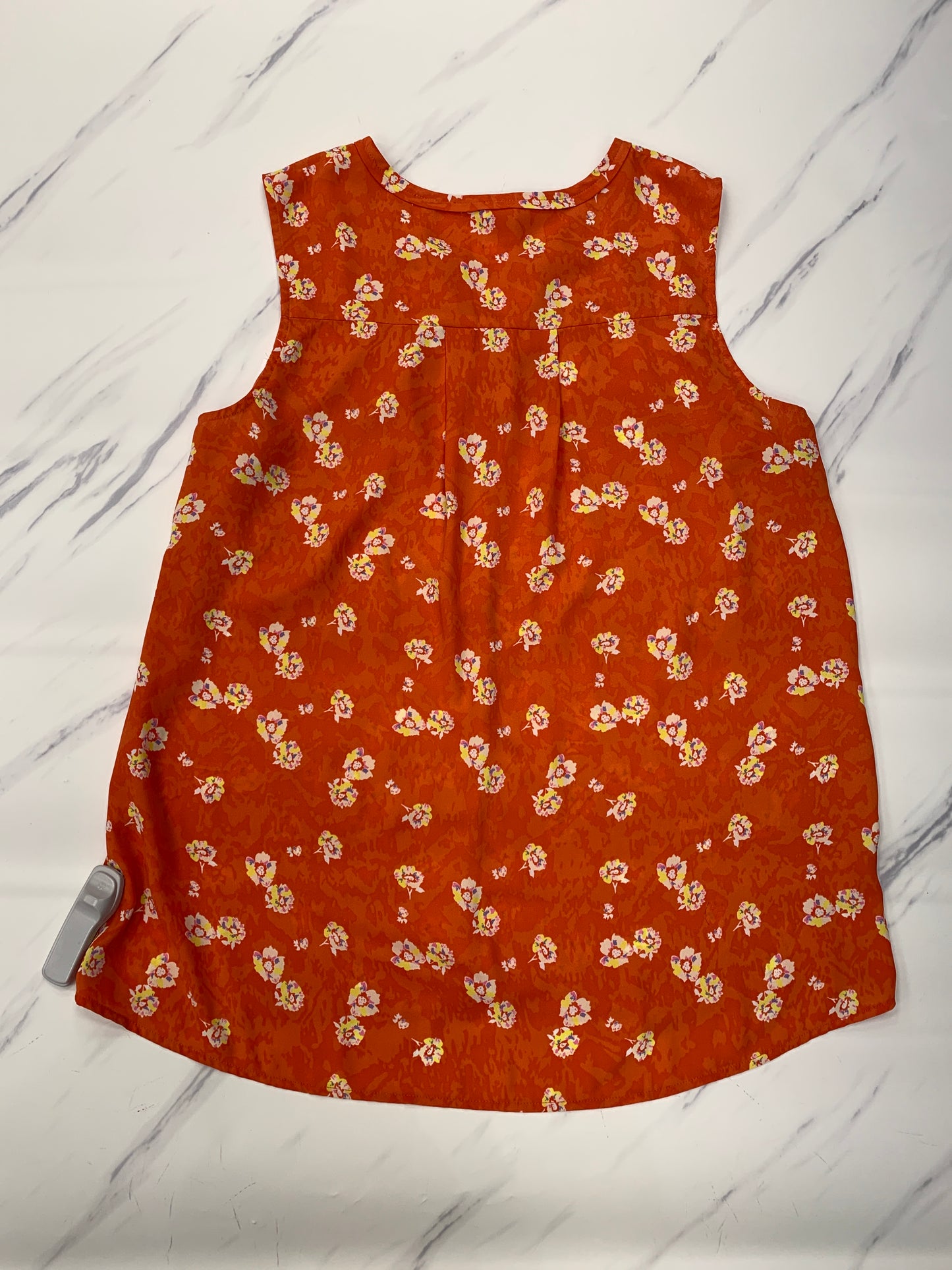 Top Sleeveless By Cabi In Orange, Size: L