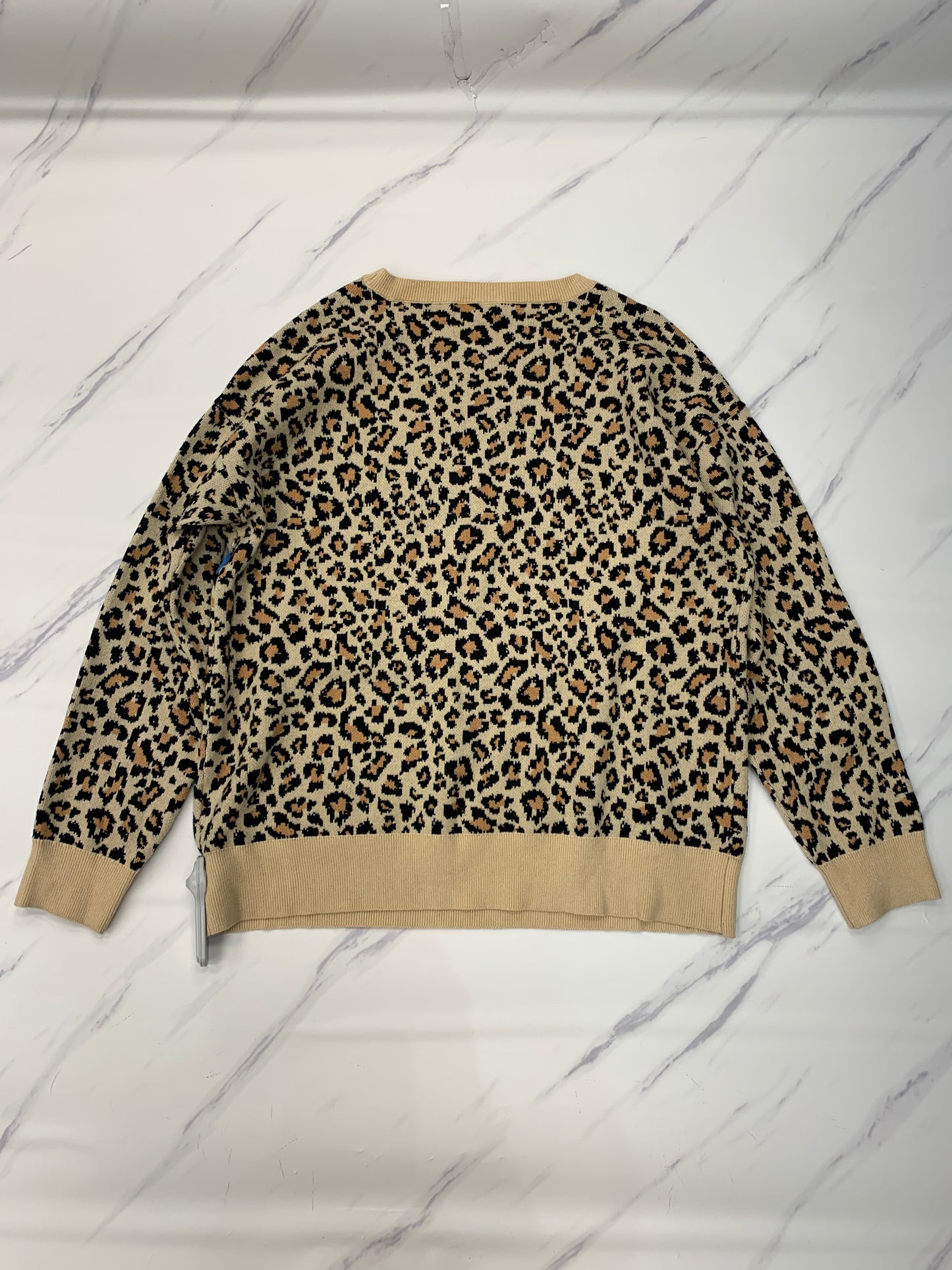 Sweater By Clothes Mentor In Animal Print, Size: Xl