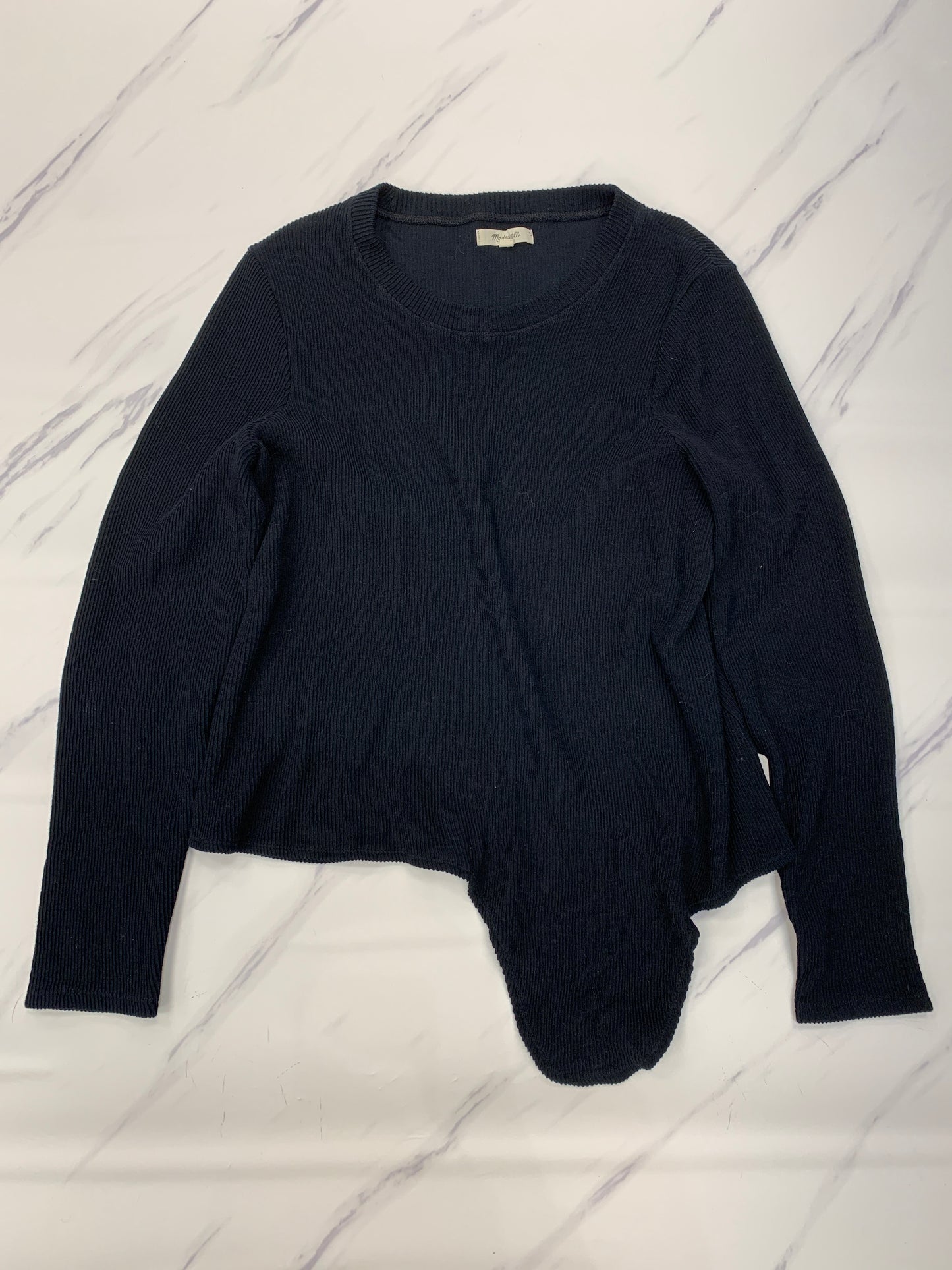 Top Long Sleeve By Madewell In Black, Size: L