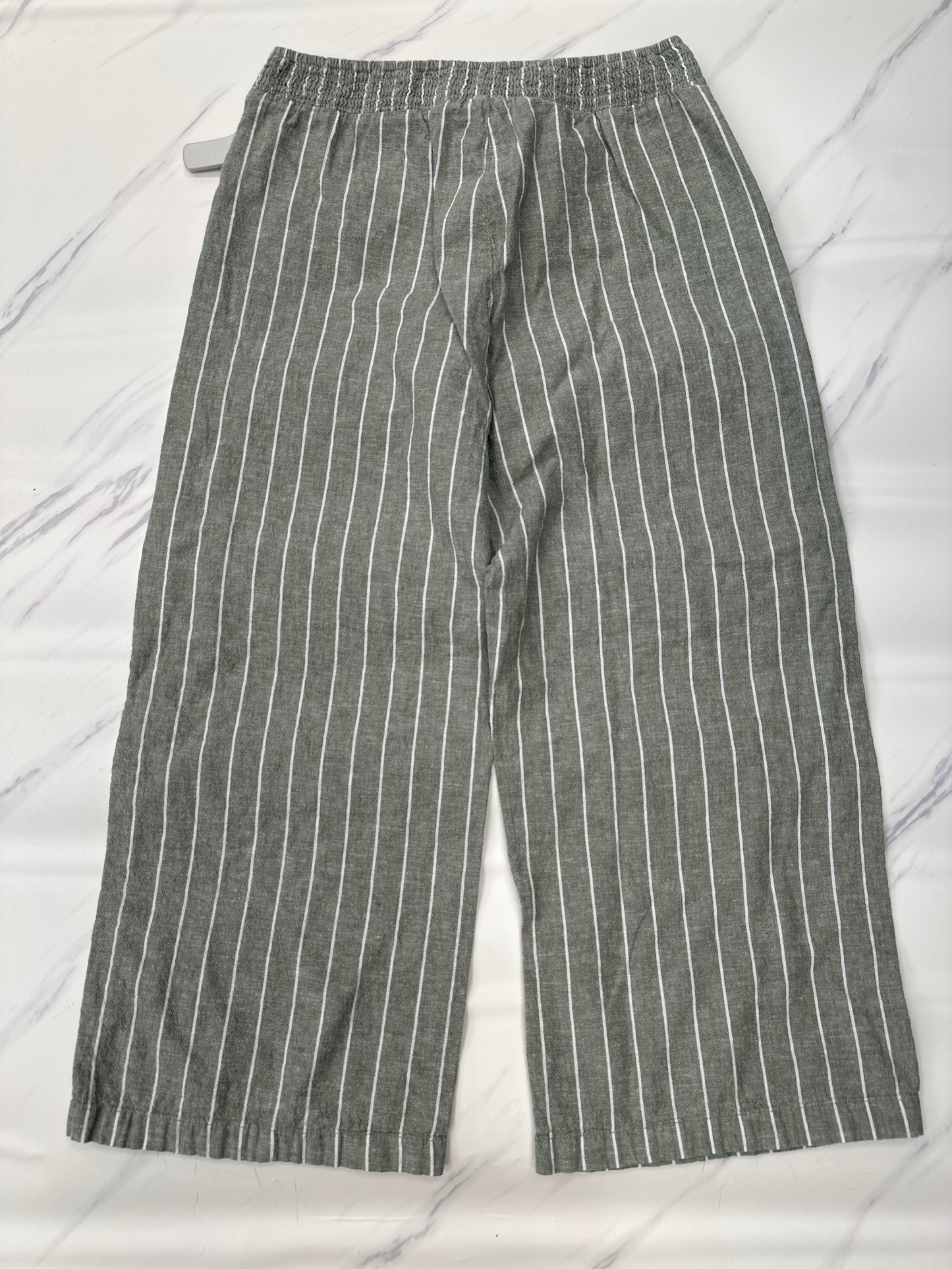 Pants Linen By Beachlunchlounge In Green, Size: M